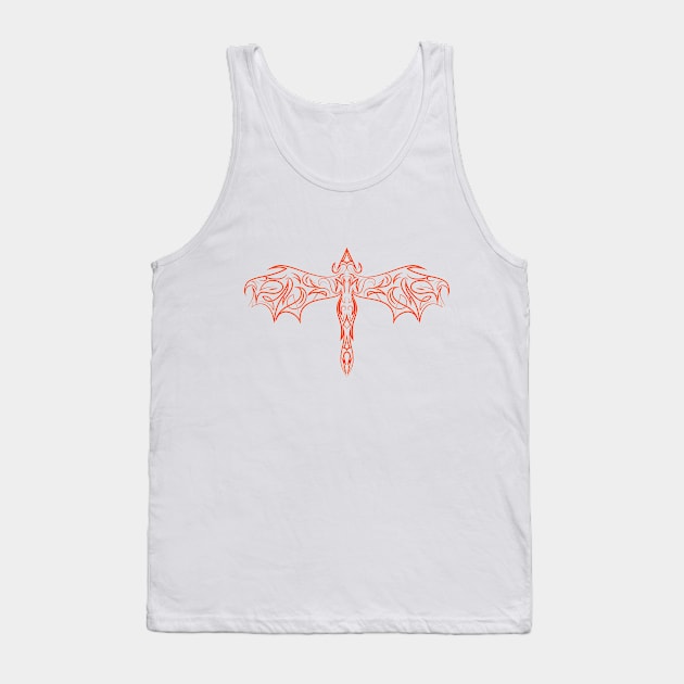 Flying Dragon. Tank Top by lakokakr